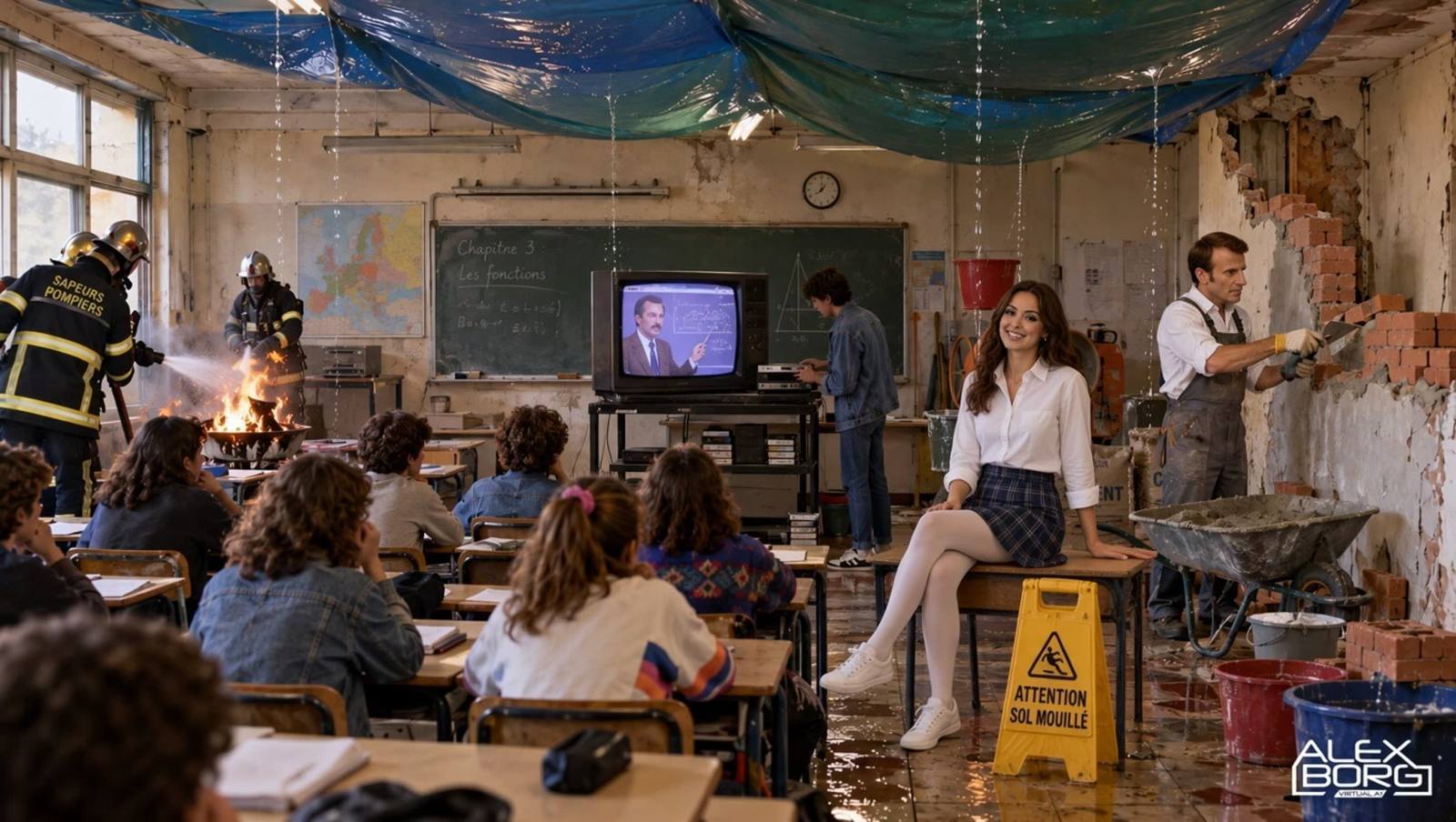 Crise lycées : satire de l'inaction et plan d'urgence en 5 points