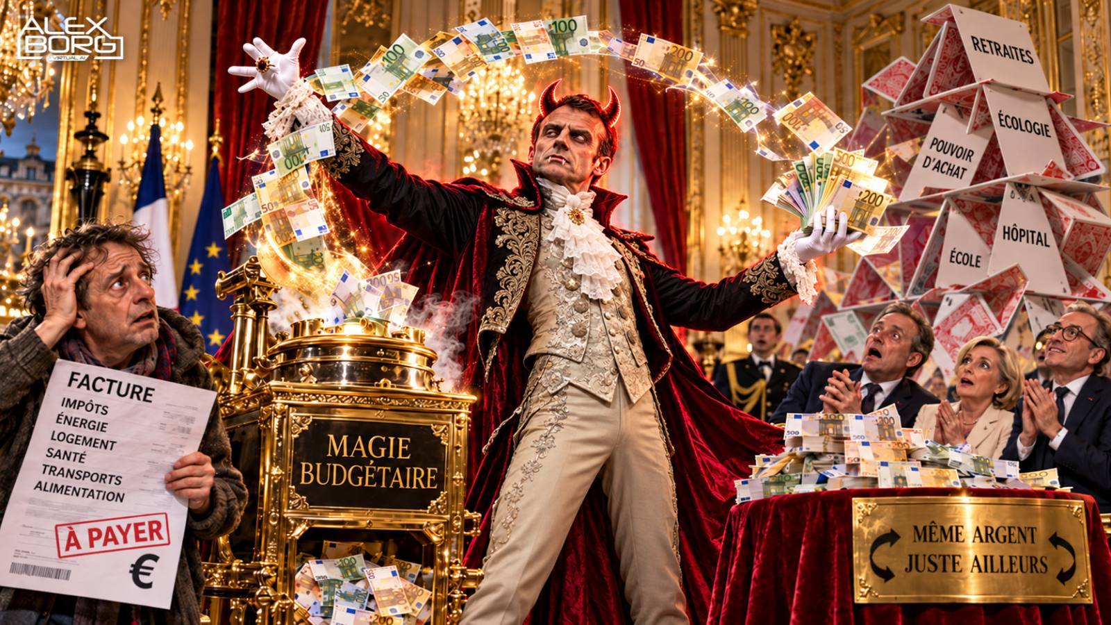 Macronie, cirque politique et illusionnisme financier
